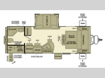 Floorplan - 2013 EverGreen RV i-Go G236RBK
