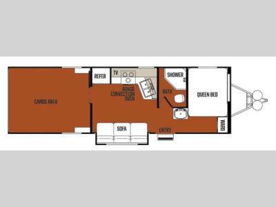 Floorplan - 2013 Forest River RV Work and Play Ultra Lite 27ULPS