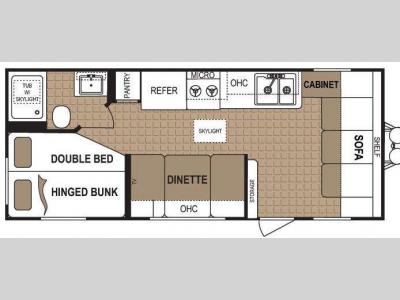 Floorplan - 2013 Dutchmen RV Aspen Trail 1700DB