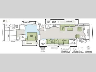 Floorplan - 2013 Tiffin Motorhomes Phaeton 42 LH