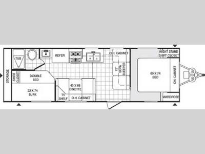 Floorplan - 2006 Palomino Puma 27 FQ