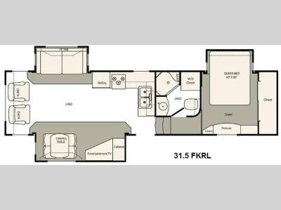 Floorplan - 2013 NuWa HitchHiker LS 31 5 FKRL