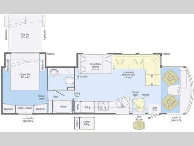 Floorplan - 2013 Winnebago Sightseer 36V