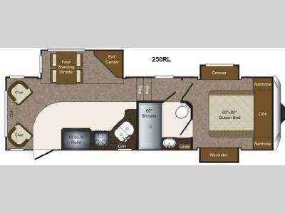 Floorplan - 2013 Keystone RV Laredo 250RL