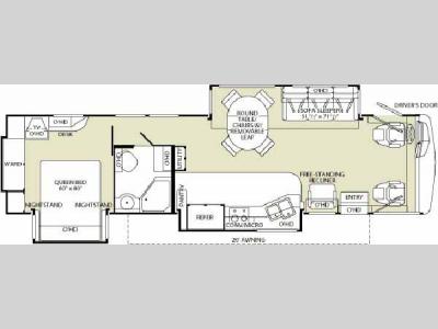 Floorplan - 2006 Fleetwood RV Pace Arrow 37C