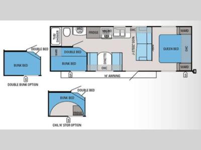 Floorplan - 2013 Jayco Jay Flight Swift 264BH