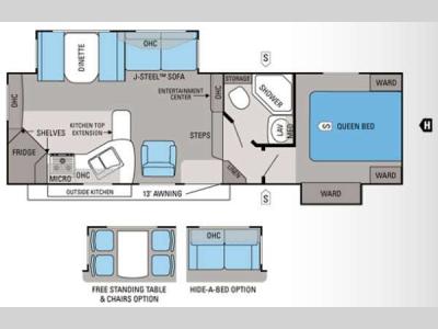 Floorplan - 2013 Jayco Eagle HT 26 5RKS