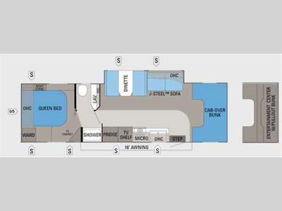 Floorplan - 2013 Jayco Greyhawk 31SS