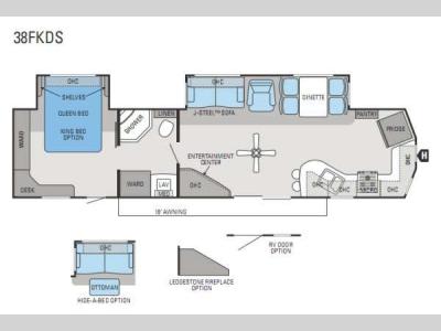 Floorplan - 2013 Jayco Jay Flight DST 38FKDS