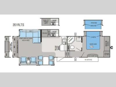 Floorplan - 2013 Jayco Eagle Premier 351RLTS
