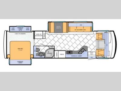 Floorplan - 2013 Newmar Canyon Star 3313