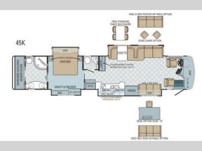 Floorplan - 2013 Entegra Coach Cornerstone 45K