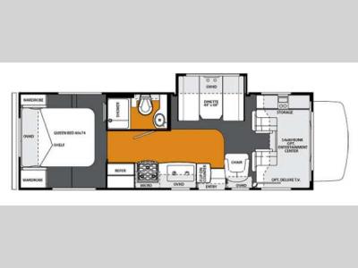 Floorplan - 2013 Forest River RV Forester 2651S Ford