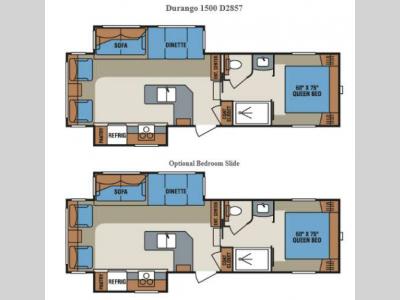 Floorplan - 2013 KZ Durango 1500 D2857