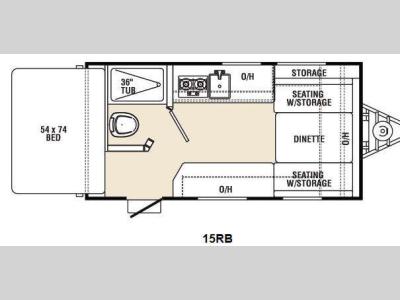 Floorplan - 2013 Coachmen RV Viking Ultra-Lite 15RB