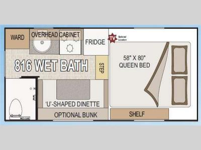Floorplan - 2012 Northwood Wolf Creek 816
