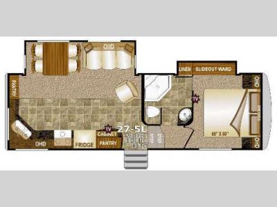 Floorplan - 2013 Northwood Arctic Fox 27-5L