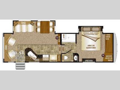 Floorplan - 2013 Northwood Arctic Fox 29-5T