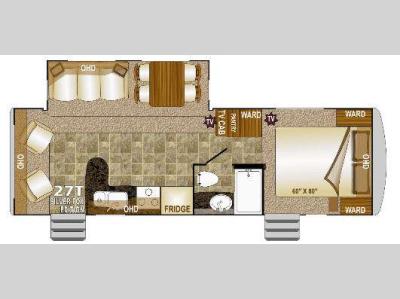 Floorplan - 2013 Northwood Arctic Fox 27T