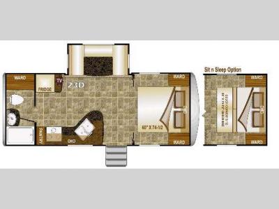Floorplan - 2013 Northwood Nash 23D
