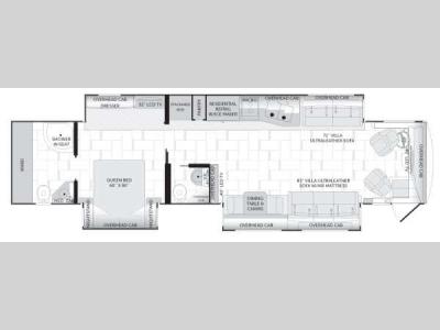 Floorplan - 2013 American Coach American Tradition 42M