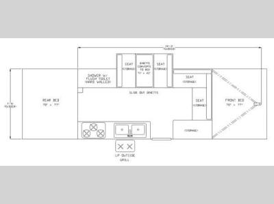 Floorplan - 2013 Columbia Northwest Somerset Camping Trailers Niagara