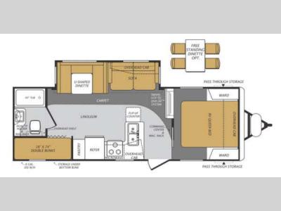 Floorplan - 2013 Forest River RV Wildcat Maxx 26BHS