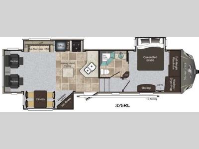 Floorplan - 2013 Keystone RV Montana High Country 325RL