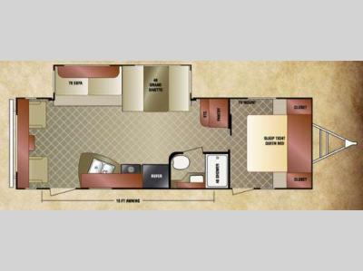 Floorplan - 2013 Venture RV SportTrek 270VRL