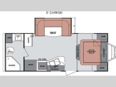 Floorplan - 2013 Cruiser Fun Finder F-214WSD