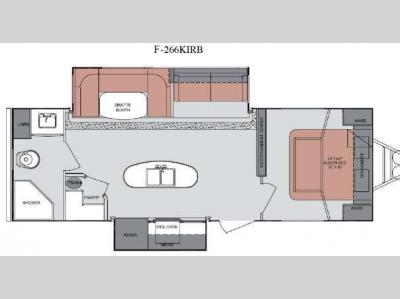 Floorplan - 2013 Cruiser Fun Finder F-266KIRB