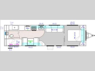 Floorplan - 2012 Recreation By Design 32SC Tandem Axle 3