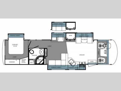 Floorplan - 2013 Forest River RV Georgetown XL 377TSF