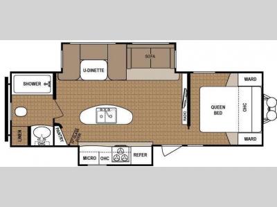 Floorplan - 2013 Dutchmen RV Denali 268RB