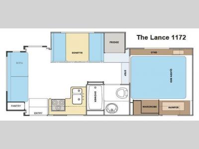 Floorplan - 2013 Lance 1172