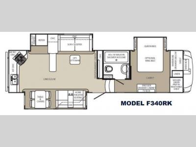 Floorplan - 2013 Palomino Columbus F340RK