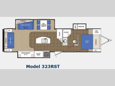 Floorplan - 2013 Prime Time Manufacturing LaCrosse 323RST