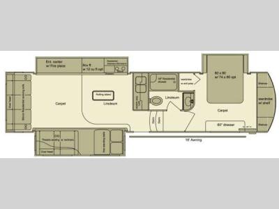 Floorplan - 2013 EverGreen RV Bay Hill 320RS