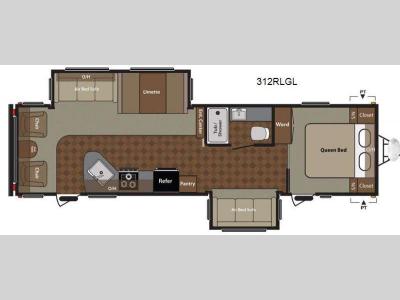 Floorplan - 2013 Keystone RV Springdale 312RLGL