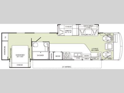 Floorplan - 2007 Fleetwood RV Bounder 36Z