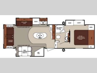 Floorplan - 2013 Forest River RV Surveyor SVF 293