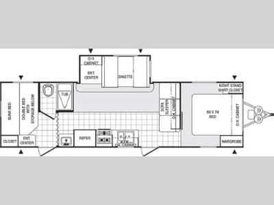 Floorplan - 2006 Palomino Puma 29FBS