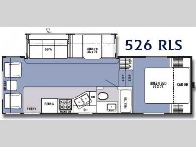 Floorplan - 2006 Coachmen RV Spirit of America 526 RLS