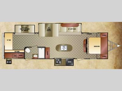 Floorplan - 2013 Venture RV SportTrek 320VIK