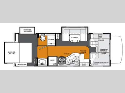 Floorplan - 2013 Forest River RV Forester 2501TS Ford