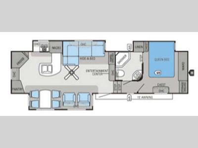 Floorplan - 2013 Jayco Eagle 33 5RKTS