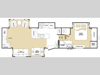 Floorplan - 2007 Keystone RV Montana 3600RE