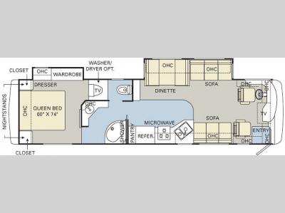 Floorplan - 2007 Monaco Cayman 37PBD