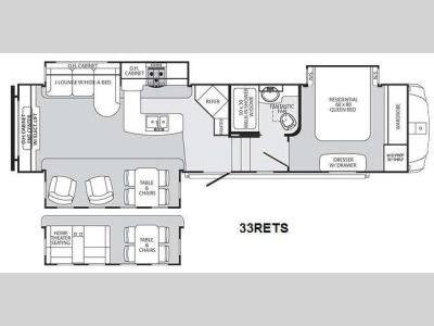 Floorplan - 2014 Palomino Sabre 33RETS