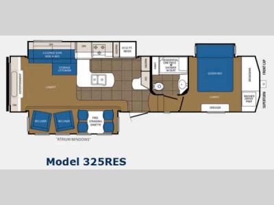 Floorplan - 2014 Prime Time Manufacturing Crusader 325RES